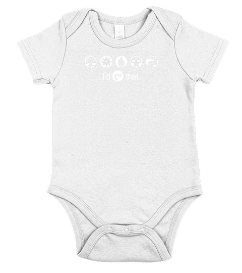 Magic Gathering Tap Short Sleeve Baby One-Piece