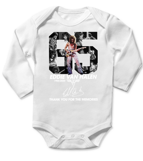 Eddie Van Halen Thank You - Unisex Long Sleeve Long Sleeve Baby One-Piece