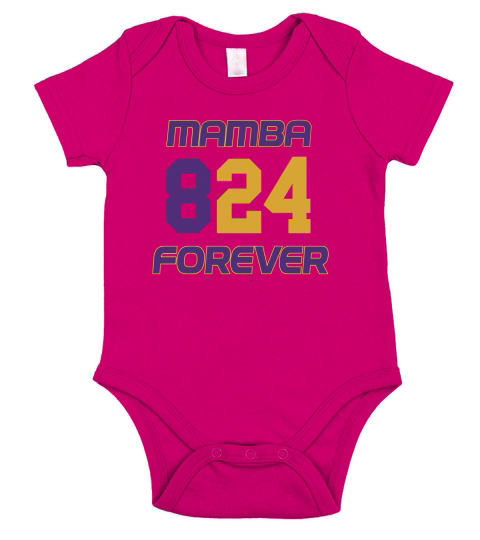 mamba forever Short Sleeve Baby One-Piece