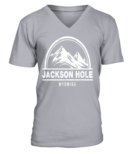 Jackson Hole Wyoming Womens T-Shirts V-Neck T-shirt