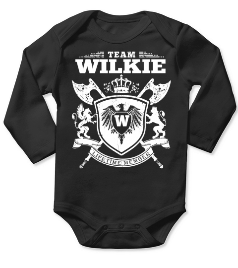 Team Wilkie T-Lifetime Member: Tshirts For Team Wilkie, Wilkie Family, Wilkie Company Long Sleeve Baby One-Piece