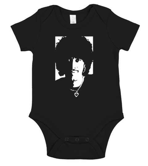 Phil Lynott Portrait Fan Short Sleeve Baby One-Piece