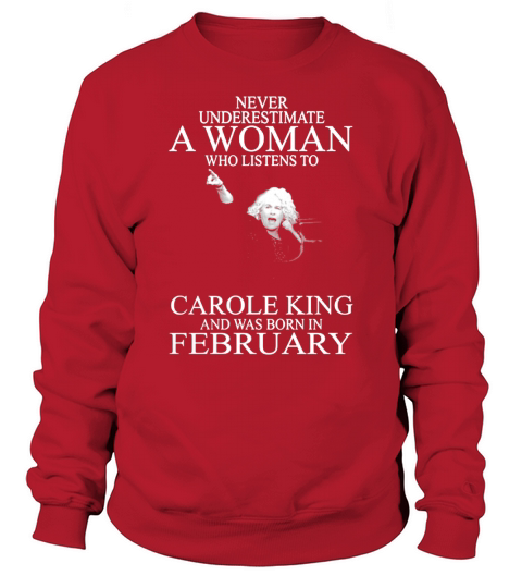 Never Underestimate A Woman Who Listens To Bruce Springsteen And Born In November Sweatshirt Unisex