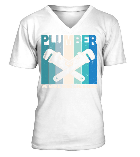 Plumber(2) V-Neck T-shirt