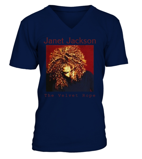 Janet Jackson - The Velvet Rope V-Neck T-shirt