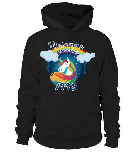 Unicorns are born in 1998 Hoodie Unisex