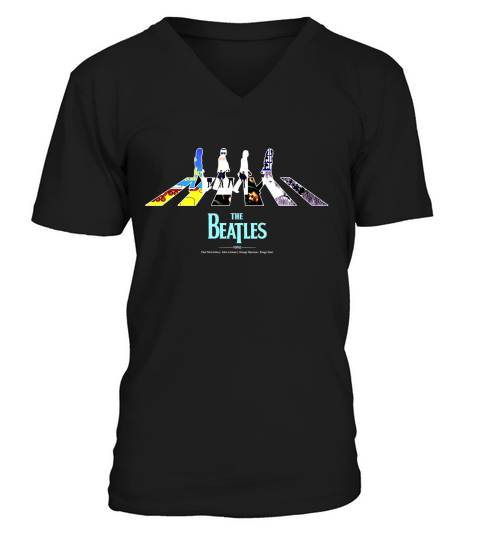 Beatles Road V-Neck T-shirt