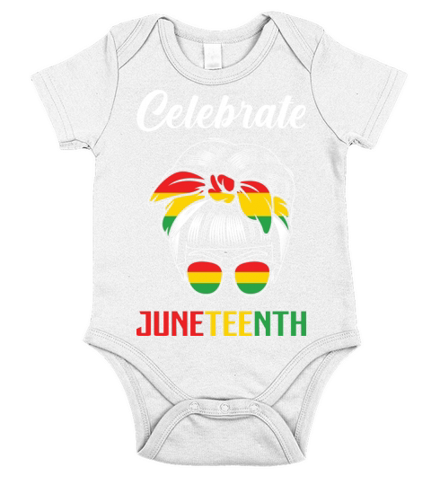 Celebrate juneteenth(2) Short Sleeve Baby One-Piece