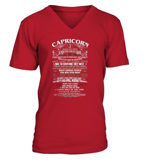 Capricorn V-Neck T-shirt