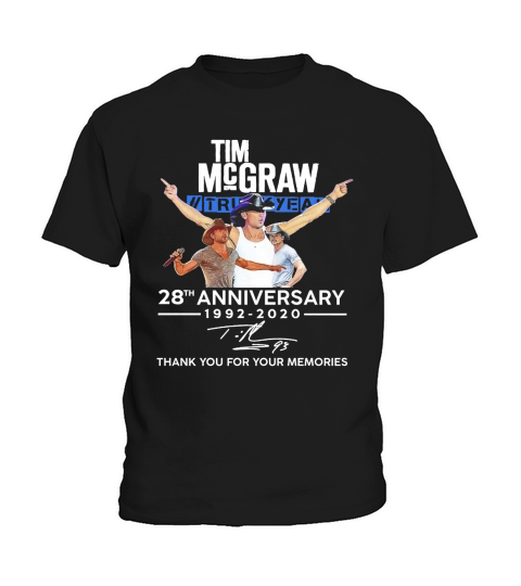 Tim Mcgraw Truck Yeah 28th anniversary thank you for the memories Kids T-Shirt