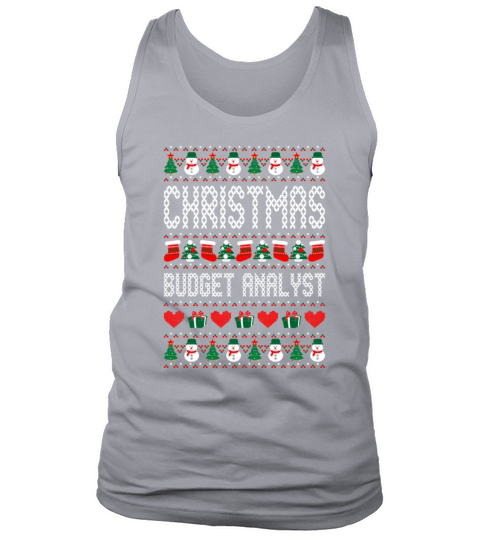 Christmas Budget Analyst Tank Top Unisex