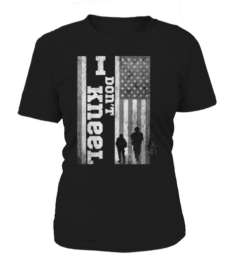 Vintage I Dont Kneel American Flag Shirt Women's T-Shirt
