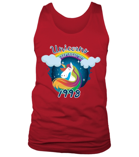 Unicorns are born in 1998 Tank Top Unisex