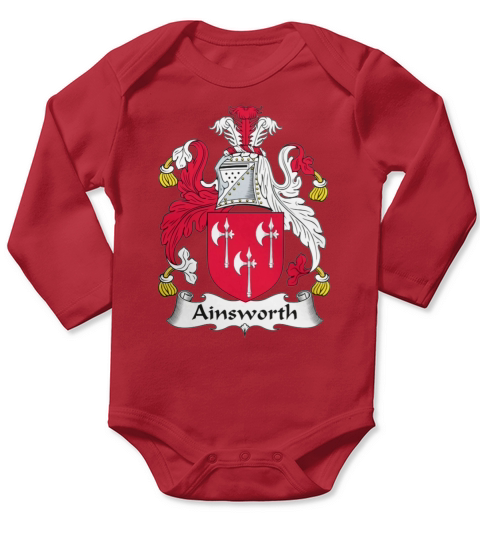 Ainsworth Family Crest Long Sleeve Baby One-Piece