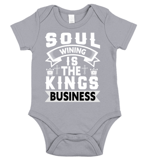 Soul wining is the kings business(1) Short Sleeve Baby One-Piece