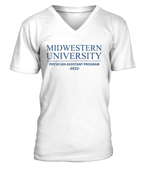 MIDWESTERN UNIVERSITY PA CLASS OF 2022 V-Neck T-shirt