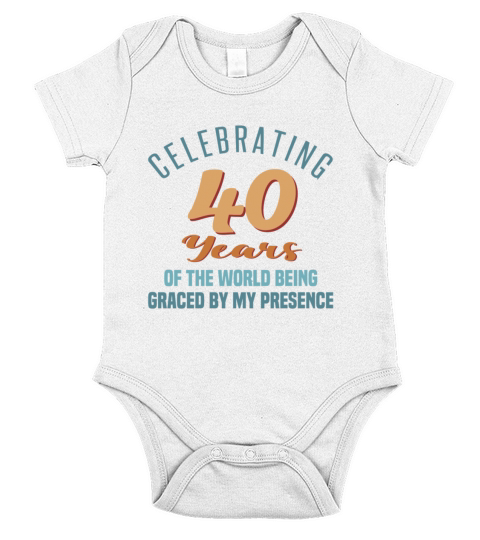 Sassy 40th Birthday - Hat Short Sleeve Baby One-Piece