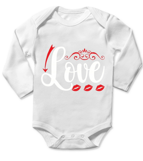 Love(1) Long Sleeve Baby One-Piece