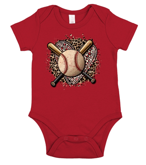 Baseball Short Sleeve Baby One-Piece