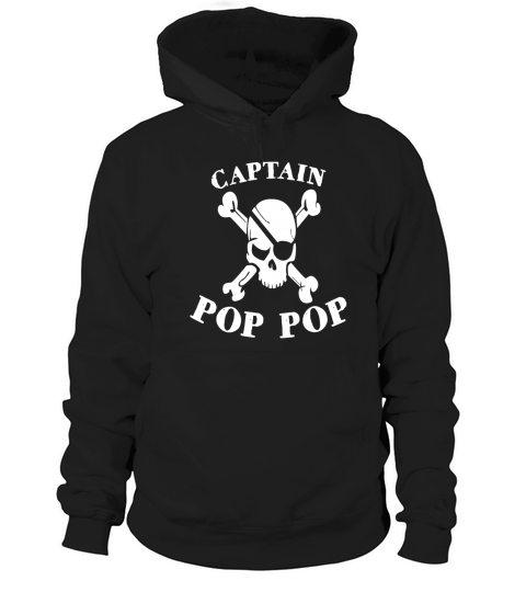 Jolly Roger Pirate Captain Pop Pop T-shirt for Grandpa Hoodie Unisex