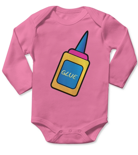 Glue Long Sleeve Baby One-Piece