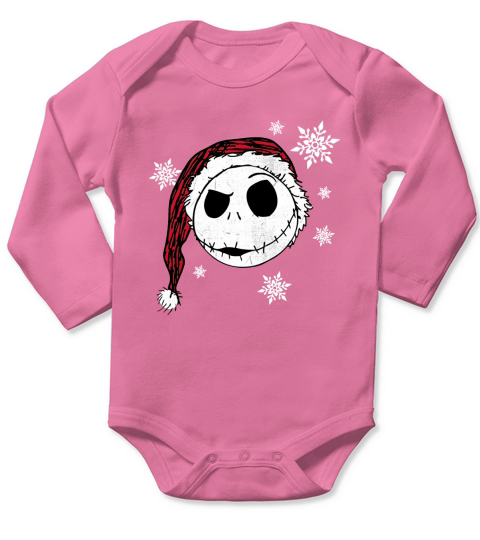 Disney Nightmare Before Christmas Snowflake Long Sleeve Baby One-Piece