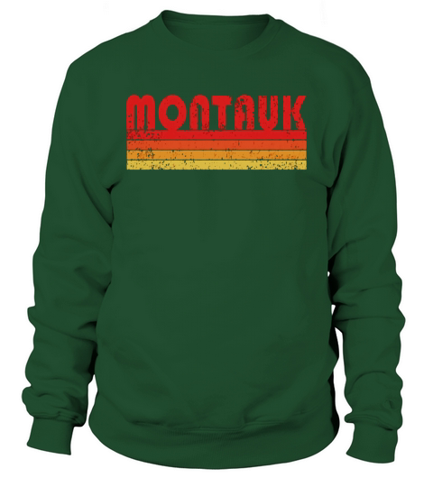 Vintage Retro Montauk New York T-Shirt Sweatshirt Unisex