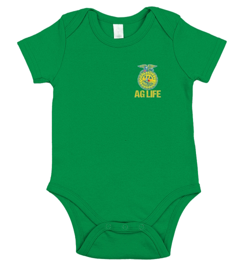 WEEDIN SEEDIN FEEDIN FFA SHIRT Short Sleeve Baby One-Piece
