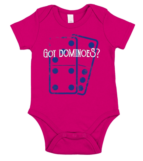 Got Dominoes Gifts Best Domino Player Funny T-Shirt Tee Game Short Sleeve Baby One-Piece