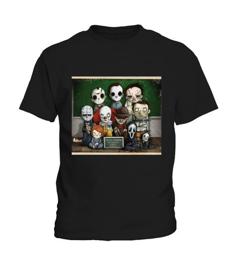 Horror Villains-School Of Horror Characters shirt Kids T-Shirt