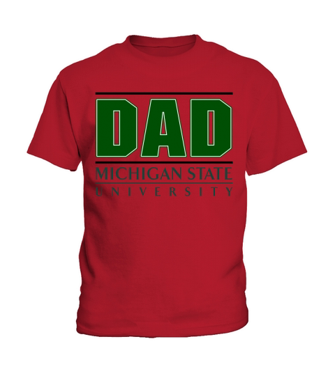 Michigan State University Proud Dad Parents Day 2020 Kids T-Shirt