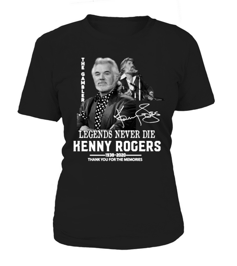 The Gambler Legend never die Kenny Rogers thank you for the memories shirtc Women's T-Shirt