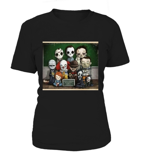 Horror Villains-School Of Horror Characters shirt Women's T-Shirt