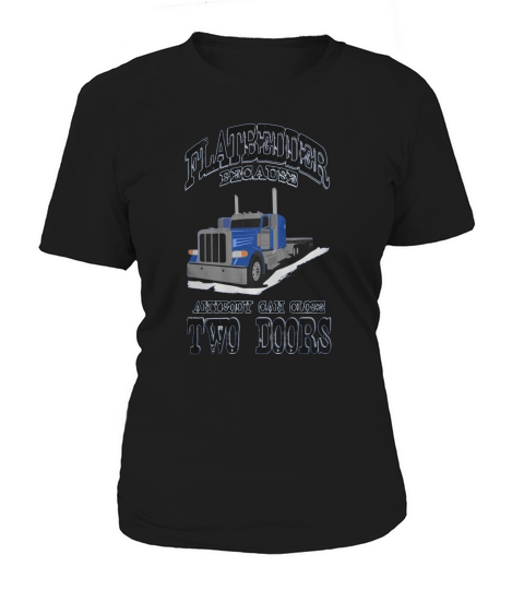 Truck Driver Flatbed Two Doors Women's T-Shirt