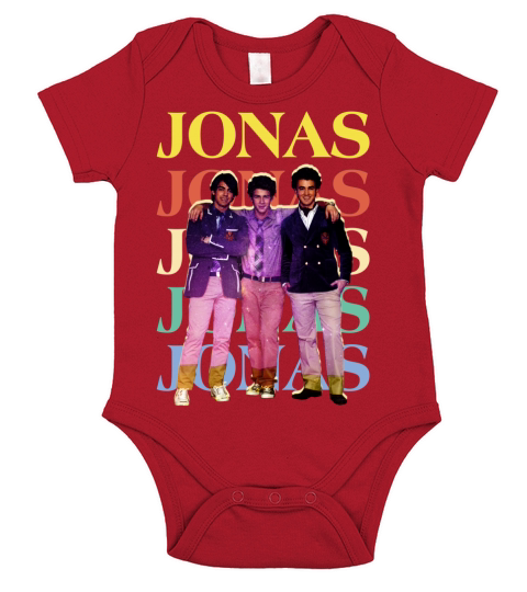 Jonas Brothers Vintage Short Sleeve Baby One-Piece