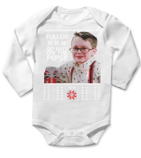 fuller go easy on the pepsi christmas sweater hoodie Long Sleeve Baby One-Piece