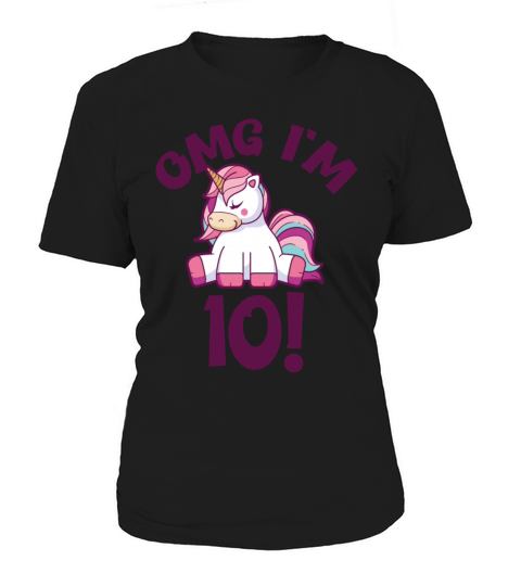 Unicorn birthday 10 years old Women's T-Shirt