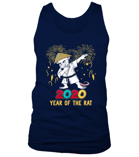 DABBING RAT YEAR OF THE RAT HAPPY CHINESE NEW YEAR 2020 Tank Top Unisex