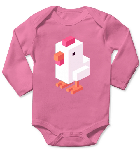 Crossy Road Chicken Classic T-Shirt Long Sleeve Baby One-Piece
