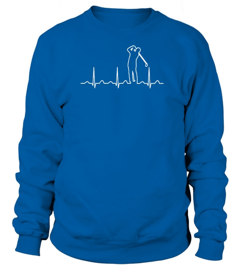 GOLFERS HEARTBEAT Sweatshirt Unisex