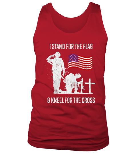 I stand for the flag and kneel for the cross Tank Top Unisex
