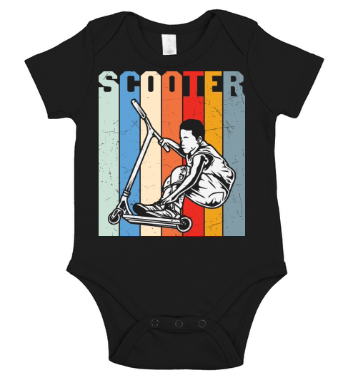 Scooter Short Sleeve Baby One-Piece
