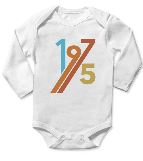 1975 Long Sleeve Baby One-Piece