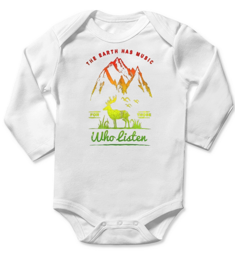Music Long Sleeve Baby One-Piece