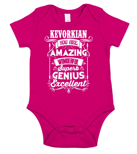 Funny Tshirt For KEVORKIAN Short Sleeve Baby One-Piece