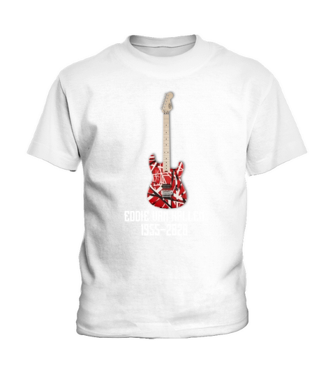 Eddie Van Halen Guitar Vintage Kids T-Shirt