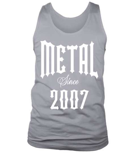 15 Year Old_ Metal Rock Music 2007 15th Birthday Long Sleeve T Shirt Tank Top Unisex