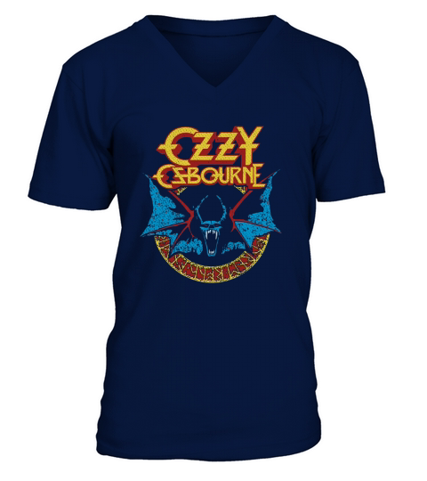 OZZY OZBOURNE SIMPLE V-Neck T-shirt