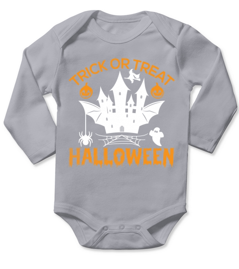Trick or treat halloween Long Sleeve Baby One-Piece