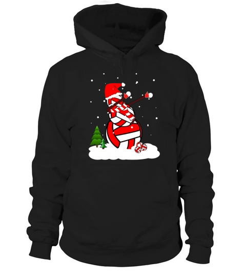 Dabbing Snowman Volleyball Christmas Funny tshirts Hoodie Unisex